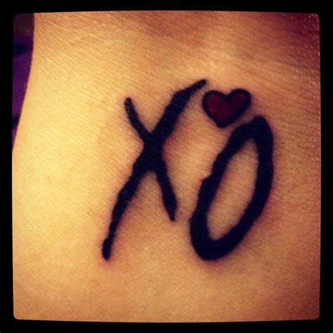 x o tattoos|a sign of affection tattoo.